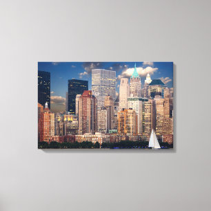 Manhattan Cityscape Canvas Afdruk