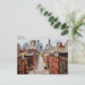 Manhattan Cityscape New York Briefkaart (Staand voorkant)