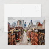 Manhattan Cityscape New York Briefkaart (Voorkant / Achterkant)