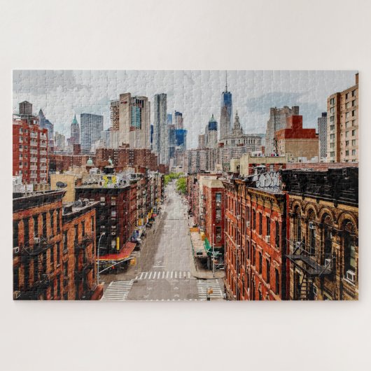 Manhattan Cityscape New York Legpuzzel (Horizontaal)