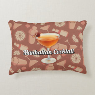Manhattan Cocktail Accent Kussen