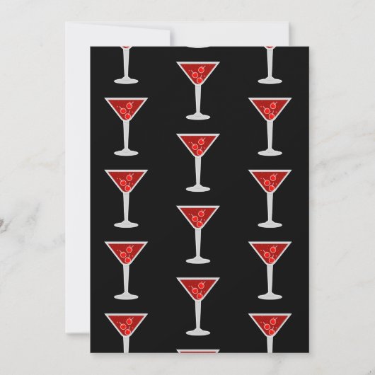 Manhattan Cocktail Barman Alcohol Drank Liefhebber Bedankkaart (Voorkant)