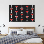 Manhattan Cocktail Barman Alcohol Drank Liefhebber Canvas Afdruk (Insitu (Slaapkamer))