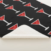 Manhattan Cocktail Bartender Alcohol Liquor Lovers Sherpa Deken (3/4)