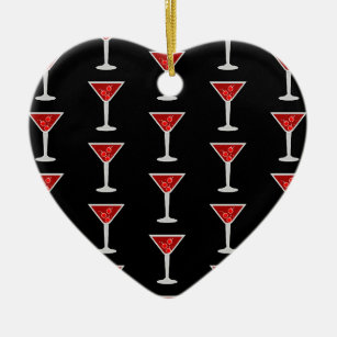 Manhattan Cocktail Bartender Alcohol Lovers Keramisch Ornament