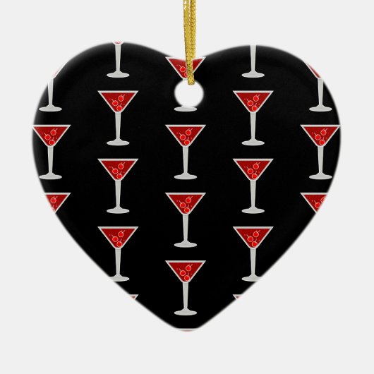Manhattan Cocktail Bartender Alcohol Lovers Keramisch Ornament (Voorkant)