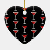 Manhattan Cocktail Bartender Alcohol Lovers Keramisch Ornament (Achterkant)