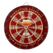 Manhattan Cocktail Dartbord (Voorkant)