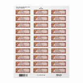 Manhattan Cocktail Etiket (Full Sheet)