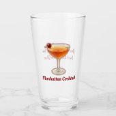Manhattan Cocktail Glas (Voorkant)