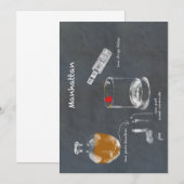 Manhattan Cocktail Kaart (Voorkant / Achterkant)
