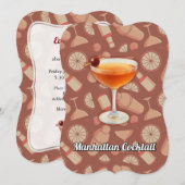Manhattan Cocktail Kaart (Voorkant / Achterkant)