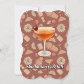 Manhattan Cocktail Kaart (Voorkant)