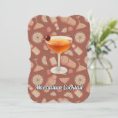 Manhattan Cocktail Kaart (Staand voorkant)