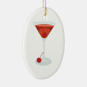 Manhattan Cocktail Keramisch Ornament (Rechts)