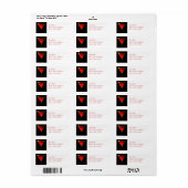 Manhattan Cocktail Mailing Labels (Full Sheet)