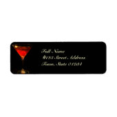 Manhattan Cocktail Mailing Labels (Voorkant)