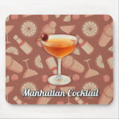 Manhattan Cocktail Muismat (Voorkant)