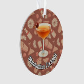 Manhattan Cocktail Ornament (voorkant)