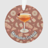 Manhattan Cocktail Ornament (voorkant)