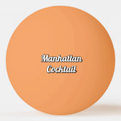 Manhattan Cocktail Pingpongbal (Achterkant)