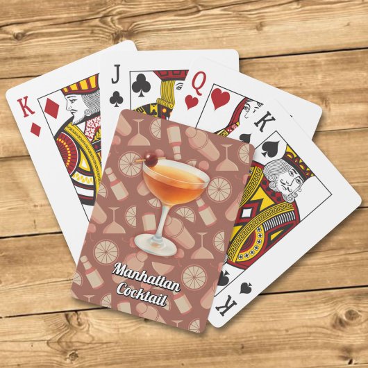 Manhattan Cocktail Pokerkaarten