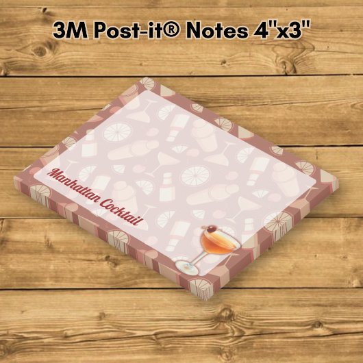 Manhattan Cocktail Post-it® Notes