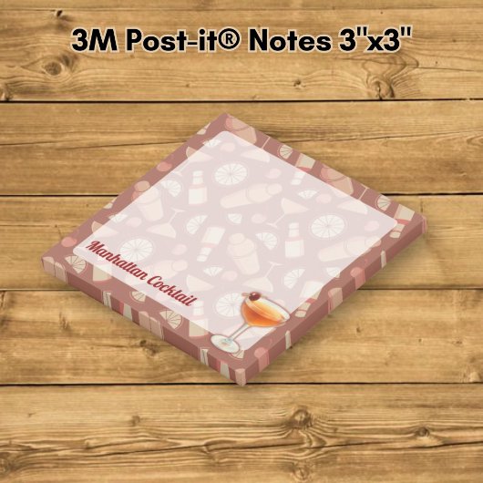 Manhattan Cocktail Post-it® Notes