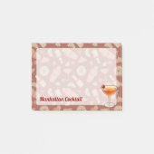 Manhattan Cocktail Post-it® Notes (Voorkant)