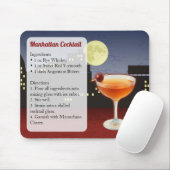 Manhattan Cocktail Recept Muismat (Met muis)
