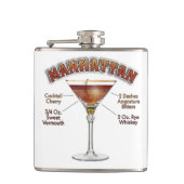 Manhattan Cocktail Recipe Art Heupfles (Voorkant)