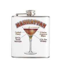 Manhattan Cocktail Recipe Art