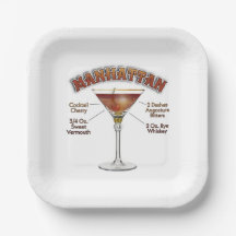 Manhattan Cocktail Recipe Art