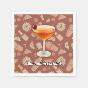Manhattan Cocktail Servet
