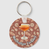 Manhattan Cocktail Sleutelhanger (Voorkant)