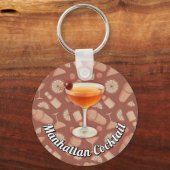 Manhattan Cocktail Sleutelhanger (Voorkant)