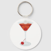 Manhattan Cocktail Sleutelhanger (Voorkant)