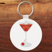 Manhattan Cocktail Sleutelhanger (Voorkant)