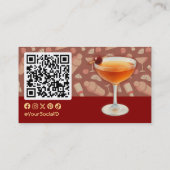 Manhattan Cocktail Visitekaartje (Achterkant)