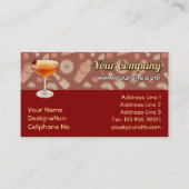 Manhattan Cocktail Visitekaartje (Voorkant)
