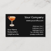 Manhattan Cocktail Visitekaartje (Voorkant)