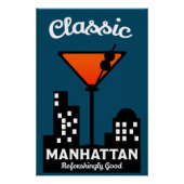 Manhattan Cocktail Wall Art Perfect Poster (Voorkant)