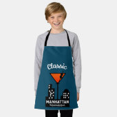 Manhattan Cocktail Wall Art Schort (Gedragen)
