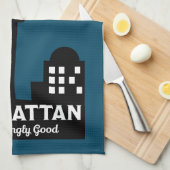 Manhattan Cocktail Wall Art Theedoek (Quarter Fold)