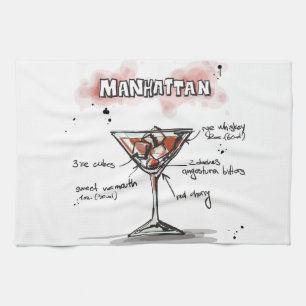 Manhattan Drink Recipe Design Theedoek