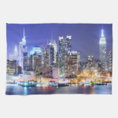 Manhattan en Hudson Theedoek (Horizontaal)