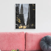 Manhattan Evening Canvas Afdruk (Insitu (Woonkamer))