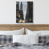 Manhattan Evening Canvas Afdruk (Insitu (Slaapkamer))