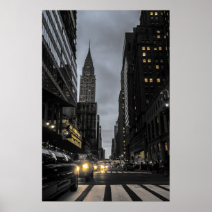 Manhattan Evening Poster