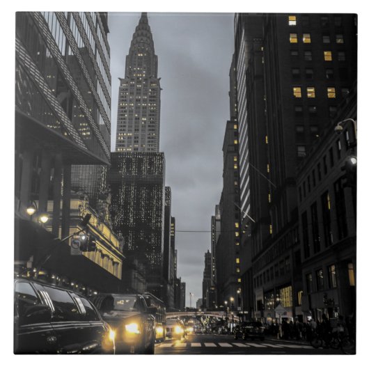 Manhattan Evening Tegeltje (Voorkant)